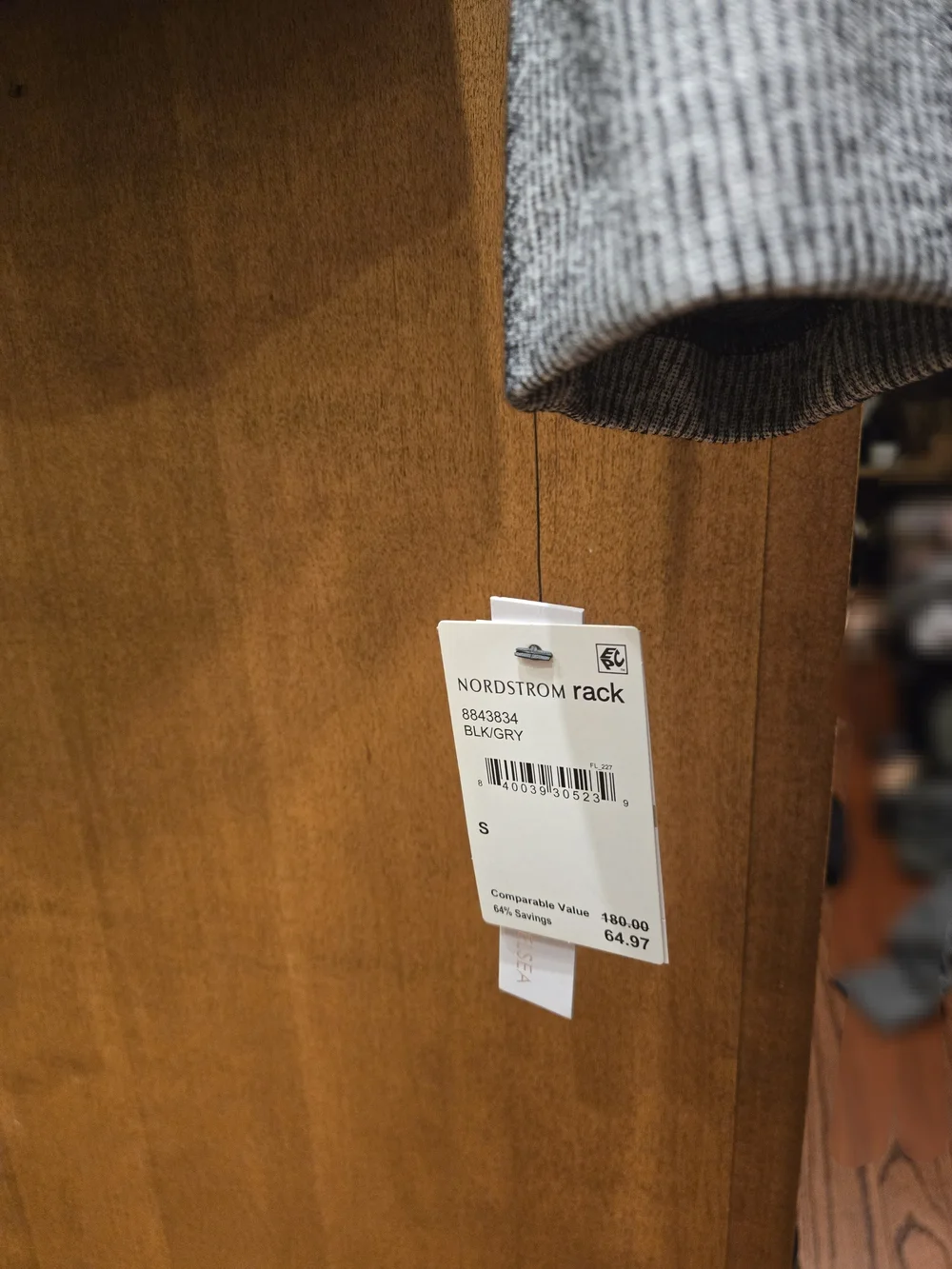 Amanda & Chelsea Gray Pinstripe Cropped Blazer - Picture 4 of 5